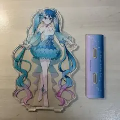 初音ミク　ビックアクリルスタンド　おたつむ
