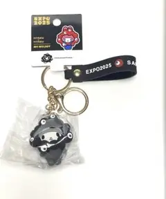 大阪関西万博 ミャクミャク サンリオ キーホルダー 黒なりきり マイメロディ