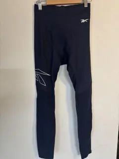 メンズランニング用タイツMサイズ（リーボック）紺色