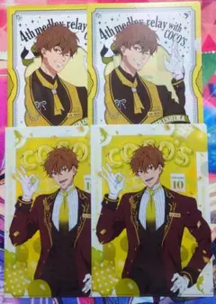 Free! ココス クリアファイル 夏也 4枚セット