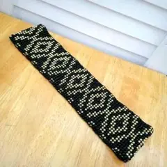 ★【新品】MURUA ムルーア ビーズベルト ブラック×ゴールド★