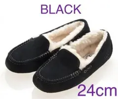 新作 ✨ ウォータープルーフ UGG アンスレー モカシン ブラック 24cm
