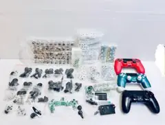 PS4コントローラー　３個　PS4アナログスティック等修理部品セット