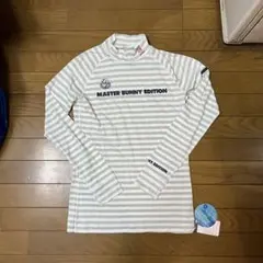 新品 パーリーゲイツ マスターバニーエディション モックネック ボーダー