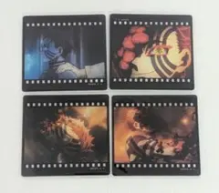 鬼滅の刃 ufotable ダイニング 無限城編 クリアカード　猗窩座　4種
