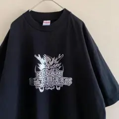 Mリーグ KONAMI麻雀格闘倶楽部 チームロゴTシャツ　ブラック　XL
