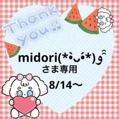 midori(*•̀ᴗ•́*)و ̑̑さま専用