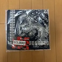 Top of the Hill バンダナ ネイビー 100%コットン