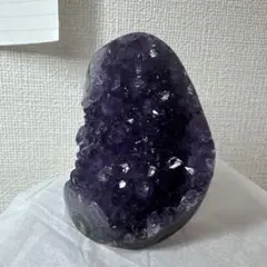 天然アメジスト置物（エッグ型）