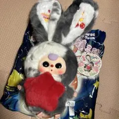 babythree ベイビースリー 白黒 牛柄 マーブル リリウサギ 3代目