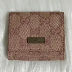 GUCCI★グッチ★コインケース★GGキャンバス★ピンク系