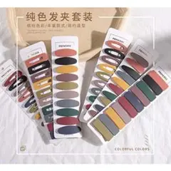 韓国のシンプルな BB クリップ トップ クリップ カラフル ヘアピン