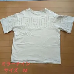 MIRROR 9 アイコンTシャツ ベージュ色
