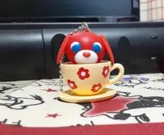 お茶犬　カップINフィギュアマスコット