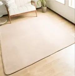システムK ラグ カーペット185×185cm ホットカーペットOK ベージュ
