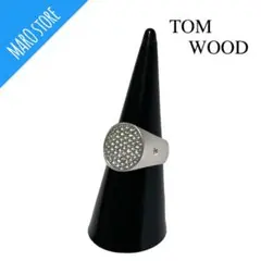 TOM WOOD ミニ オーバル ホワイトトパーズ SV925 リング