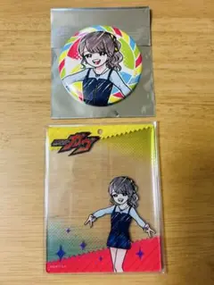 ガヴset★グラフアート甘根幸果アクリルカード&缶バッジ★映画ゴチゾウBOOK