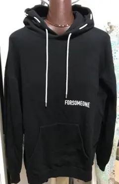 FORSOMEONE スエットパーカー サイズ48 FORSOMEONE トレーナー スウェット LOGO SWEATSHIRT メンズ