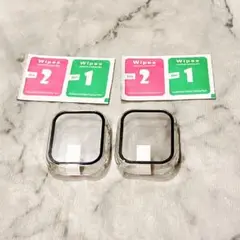 ⭐️ 2個入り Apple Watch カバー アップルウォッ41mm クリア