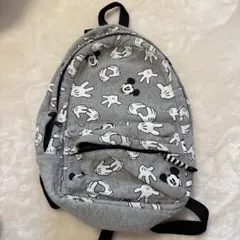 ミッキーマウス リュック グレー