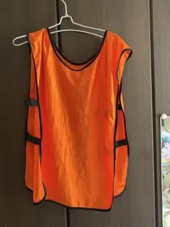ビブス×2枚セット オレンジ×ブラック