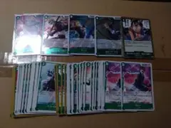 ONEPIECEカード 受け継がれる意志 緑 SR・R・U・C 各4枚セット