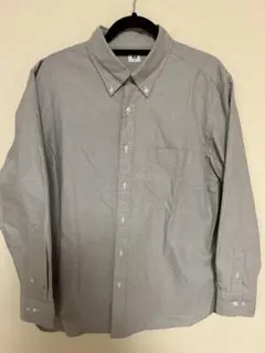 グレー ボタンダウンシャツ XL