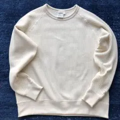ノースフェイス ロングスリーブウォームワッフルクルー M