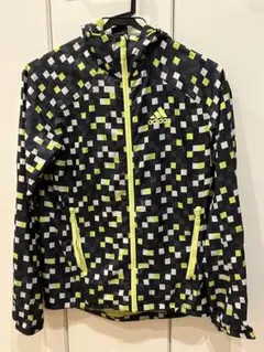 adidas CLIMAPROOF ジャージジャケット M 黒/黄/白