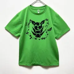 グリマー Tシャツ kanji 漢字 和風 緑 ロゴ 家紋風 ユニセックス