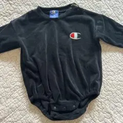 Champion ブラックロンパース 70サイズ