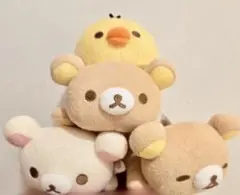 リラックマ　タオル地うつぶせぬいぐるみ　全4種セット