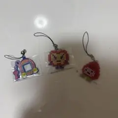 たまごっち 1番くじF賞　きらきらラバーチャーム3個セット
