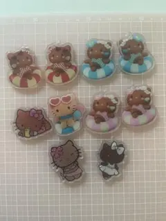 日焼け キティ アクリル 4cm