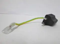 アース付電源変換アダプター　変換器　変換プラグ　3P-2P変換アダプター　1個
