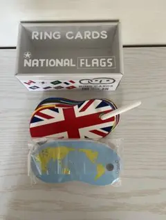 未使用　国旗カード　戸田デザイン研究室