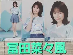 冨田菜々風 生写真 メンバーカラーユニフォームTシャツ ノイミー ≠ME