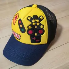 ポポンデッタ 踏切 メッシュ キャップ 帽子 男の子