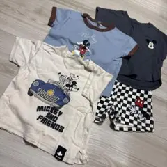 ミッキーと友達 Tシャツ 3枚セット おまけ付き　90〜95