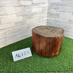 オイルフィニッシュ加工薪割り台(樫の木)