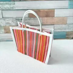 【メキシコ直輸入】ミニサイズ メッシュ メルカドバッグ