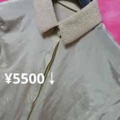 Lサイズ【♥】バジーレ28 七分袖ブラウス　ベージュ　¥5500