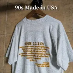90s USA製　ミシガン州警察　POLICE　Tシャツ シングルステッチ　L