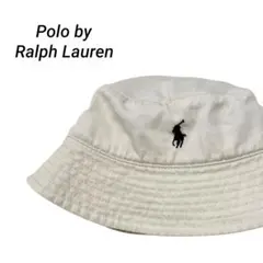 Polo by Ralph Lauren バケットハット アイボリー 綿100％