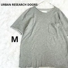 アーバンリサーチドアーズ　ミニ裏毛エンブレムポケットTシャツ　38サイズ(M)
