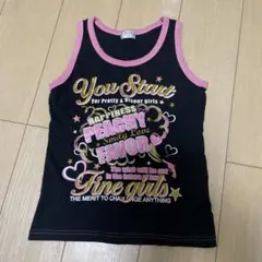 カラフルプリント タンクトップ 女の子用