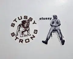 STUSSY ステッカー ２枚セット