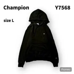 【即購入OK】champion パーカー　フーディー　サイズL カーキ