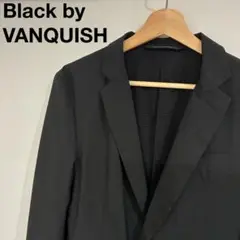 Black by VANQUISH テーラードジャケット ブラック黒S薄手