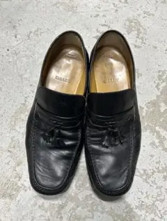 BALLY バリー ローファー タッセル 本革 黒